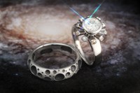 Sputnik and moon rings