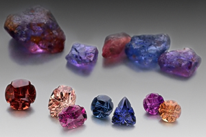 Raw and Cut Gemstones