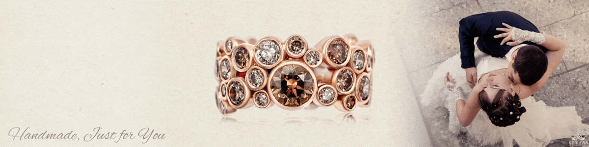 diamond bubbles engagement ring banner