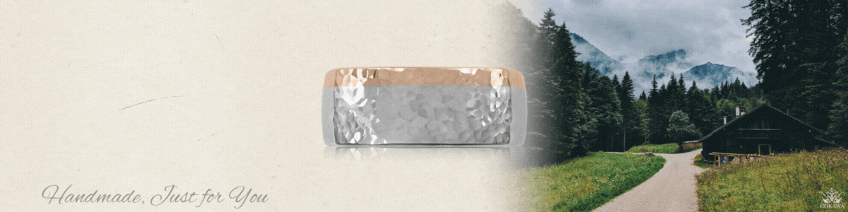 hammered wedding bands banner