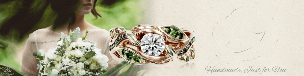 leaf engagement ring banner
