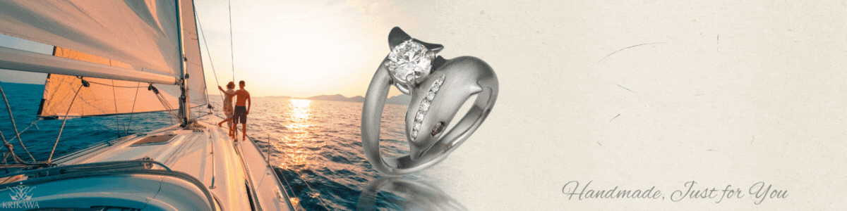 ocean engagement ring banner