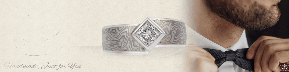 unique mens engagement ring banner