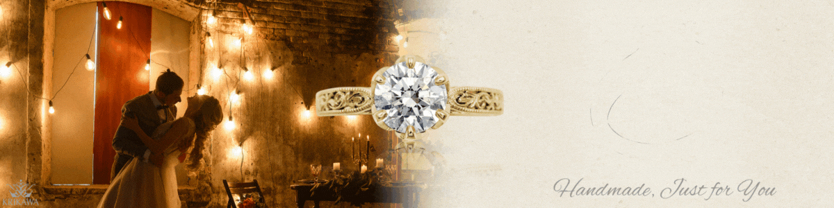 vintage sparkle engagement ring banner