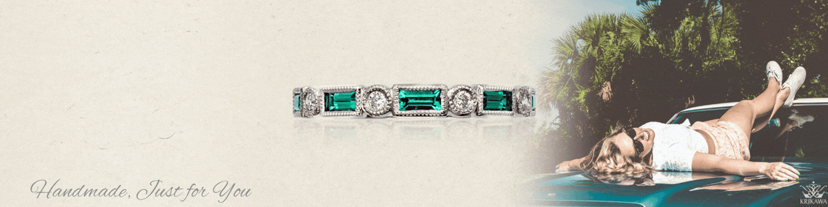 womens vintage style wedding ring banner