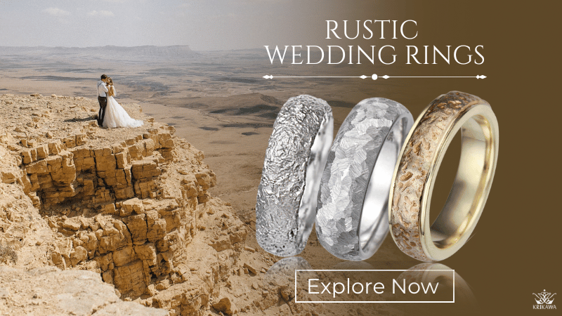 Textured Wedding Rings Hammered Brushed More