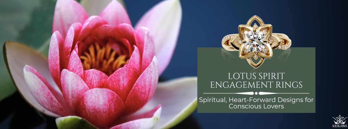 Lotus Spirit Engagement Rings