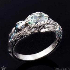Hummingbird Engagement Ring