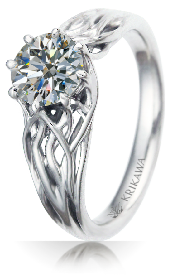 unusual solitaire rings