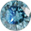 March - intense blue color enhanced diamond