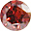 January - red color enhanced diamond
