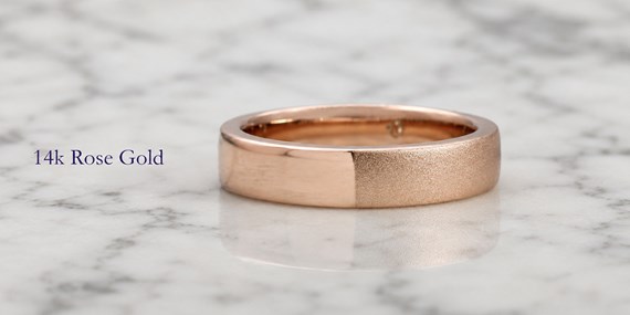 Rose Gold Ring Metal Sample
