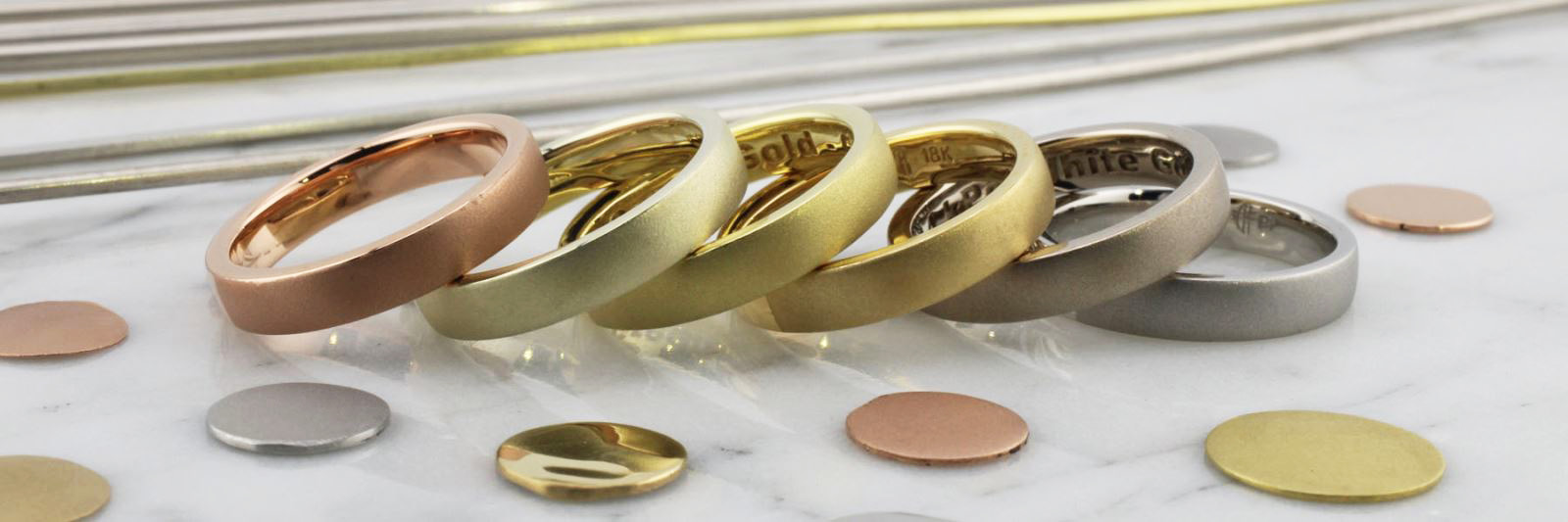 ring metal types guide for custom ring colors samples