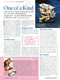 Bridal Guide Magazine Custom Wedding Ring Design Process Story