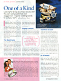 One of a Kind Bridal Guide Magazine Custom Wedding Ring Design Process Story