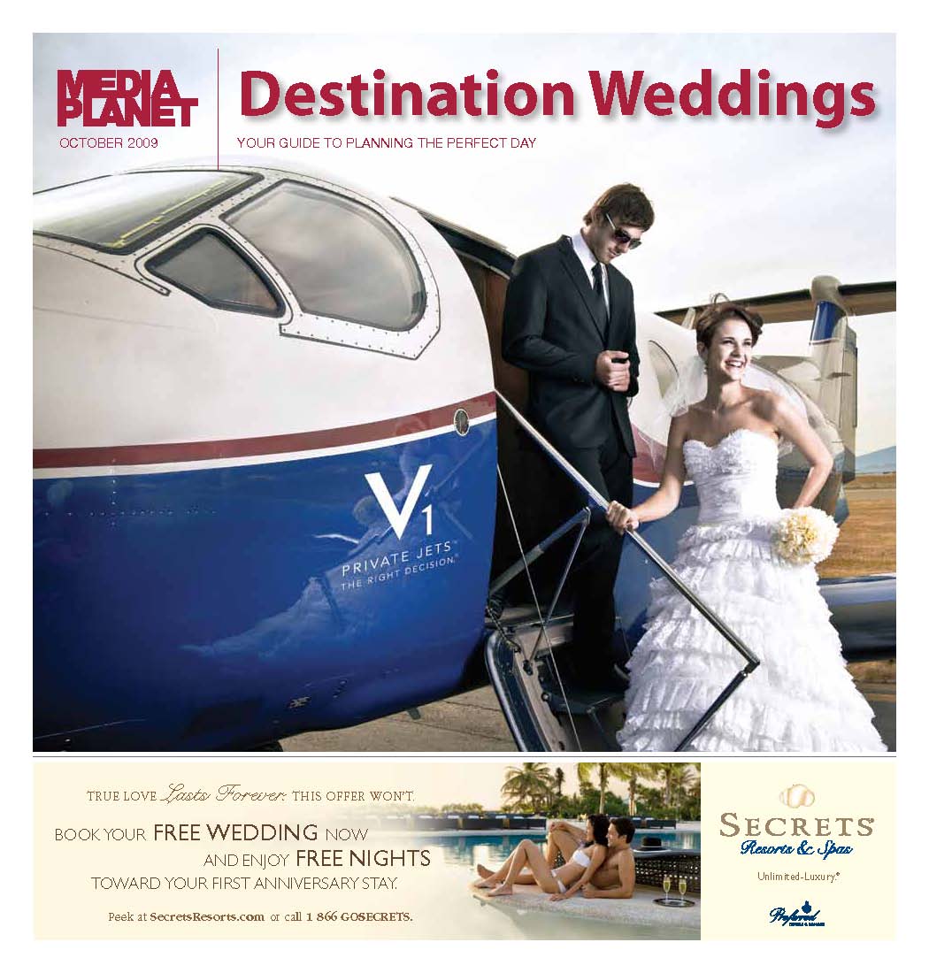 Destination Weddings October 2009 Destination Weddings Cover October 2009