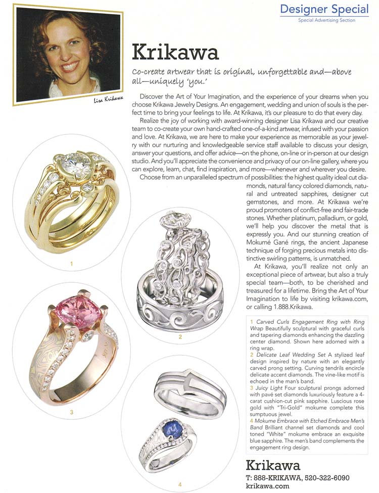 Engagement 101 Magazine 2009 Krikawa Feature