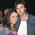 Margarita Hirapetian & Ryan Eggold Margarita Hirapetian Wearing Krikawa Earth Pendant with Ryan Eggold LA Fashion Week