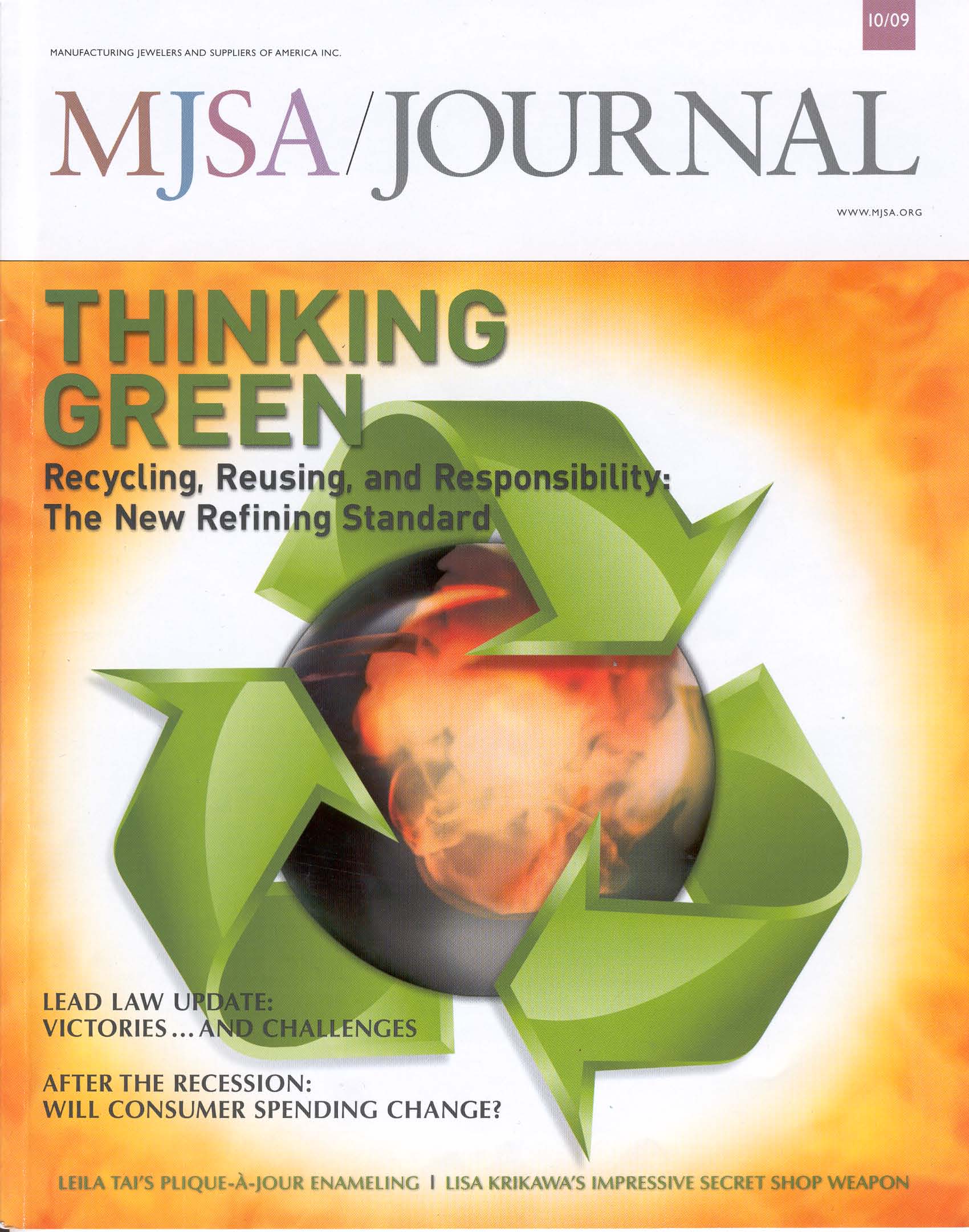 MJSA Journal October 2009 MJSA Journal Cover October 2009 Cover
