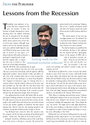 Lessons from the Recession MJSA Journal Recession Article September 2009
