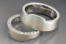 Custom Flush Unity Wedding Set Flush Unity Wedding Set Krikawa