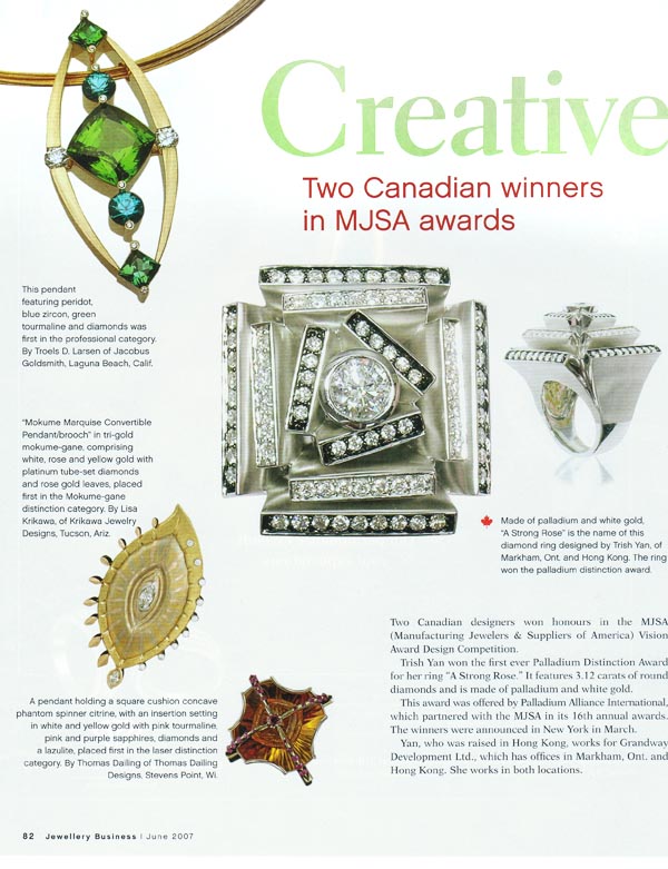 Jewellery Business Magazine June 2007 page 82