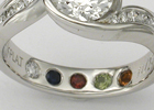 birthstones inside ring