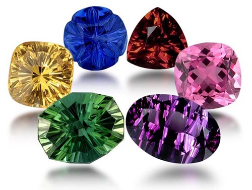 Fine cut sapphires