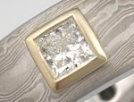 Full Bezel Wedding Band Full Bezels in Wedding Band