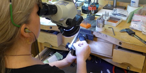 Master Jeweler Making a Ring