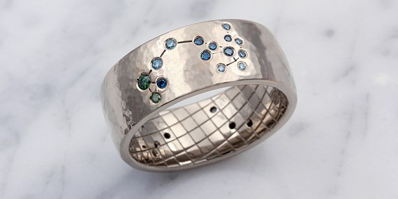 Constellation Wedding Band