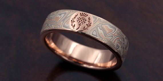 Personal Symbol Wedding Band